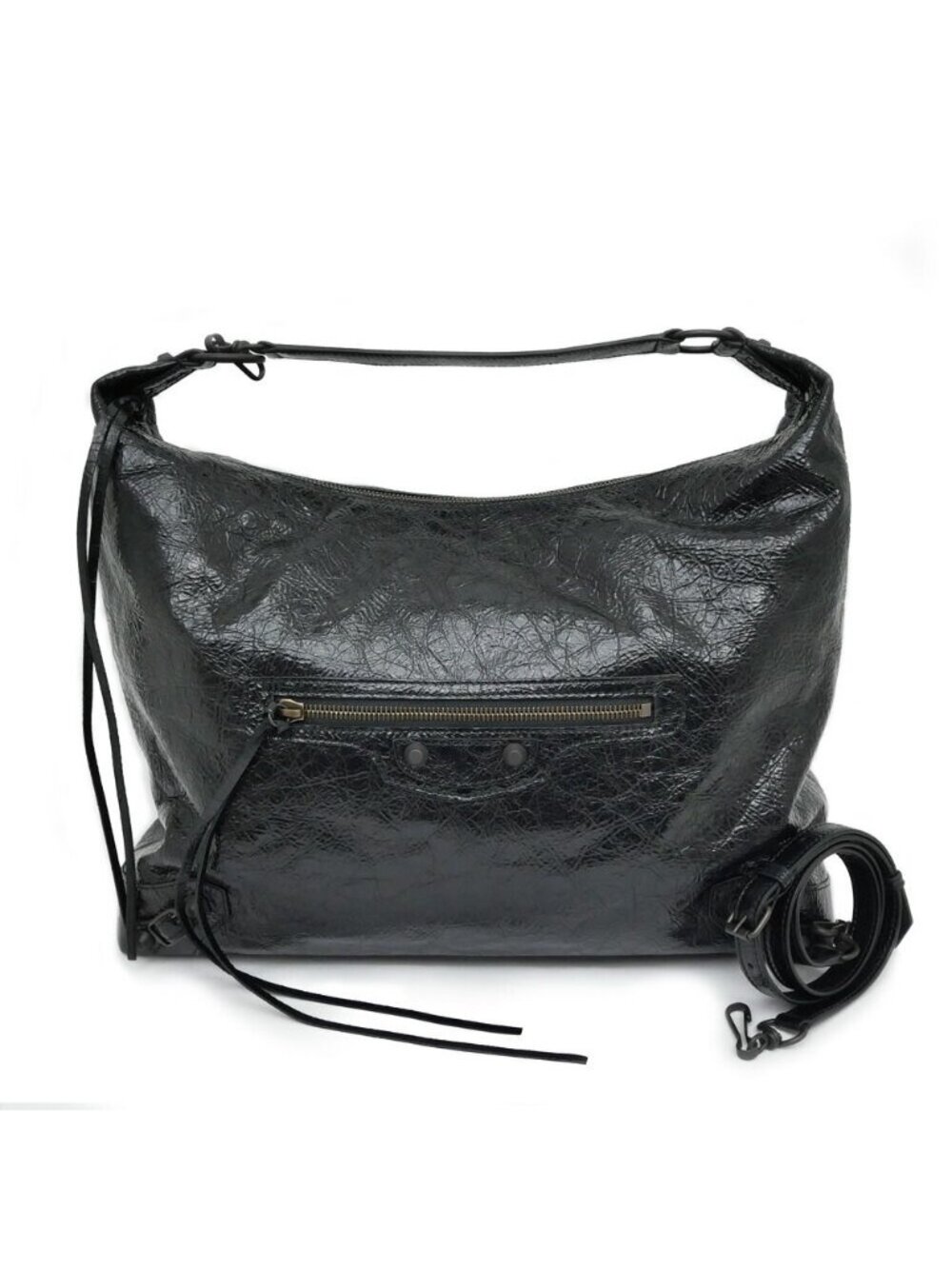 Balenciaga le City Hobo Black Shoulder 2-Way Leather